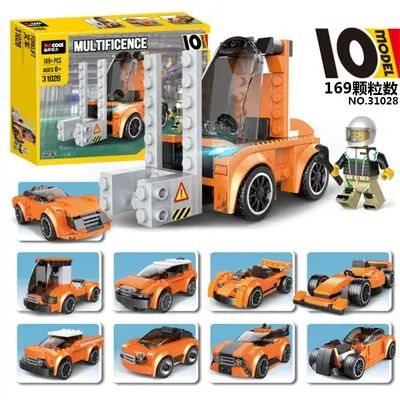 Decool Multificence Forklift Lego 31028 10 Model