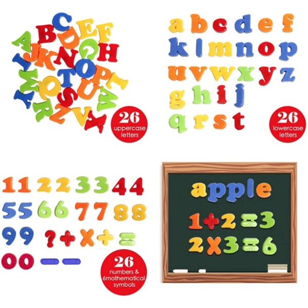 Magnetic Letters Numbers and symbol for Kids 78 pieces HM1151A