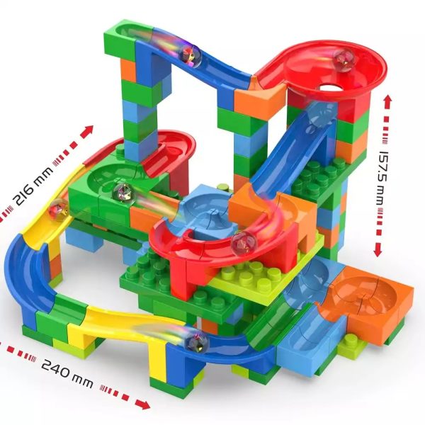 Track Maze Construction Marble Run 152 pieces Lego
