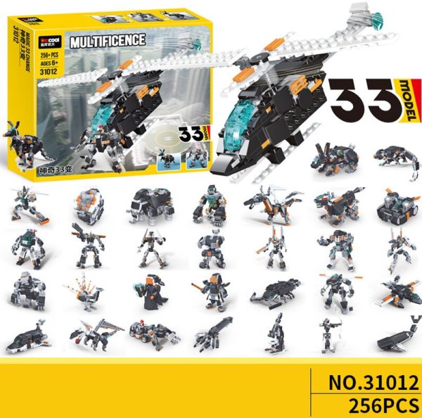 Lego Building Blocks Decool Multificence 31012 Magic 33 Change 33 Model Lego