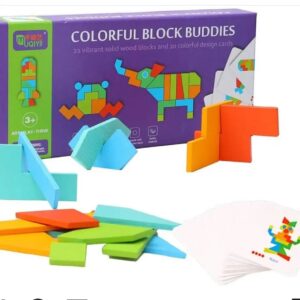 Colorful block buddies