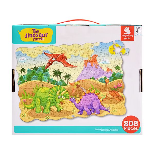 The Dinosaur Puzzle 208 Pieces 88087