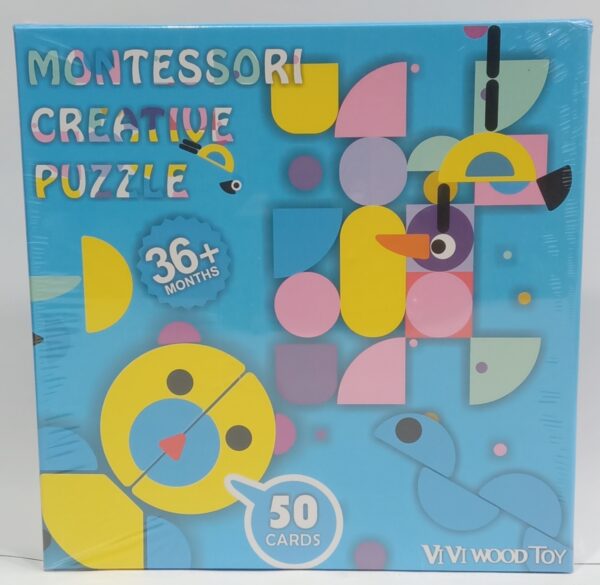 Montessori Creative Puzzle – 50 Pattern Cards