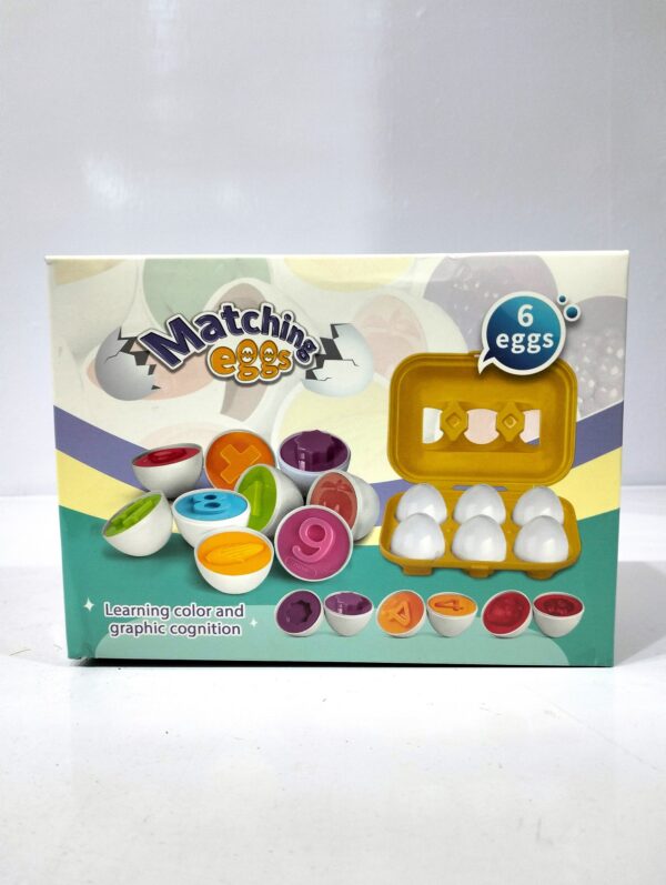 Matching Eggs toy 06 pieces egg
