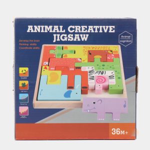 Animal Creative Jigsaw Puzzle Wooden 3D Puzzle