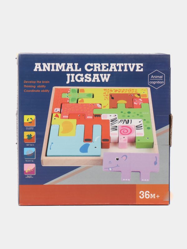 Animal Creative Jigsaw Puzzle Wooden 3D Puzzle