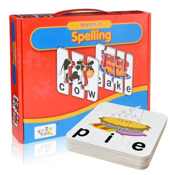 Match It Spelling Jigsaw Puzzle Game Model No 55080Y